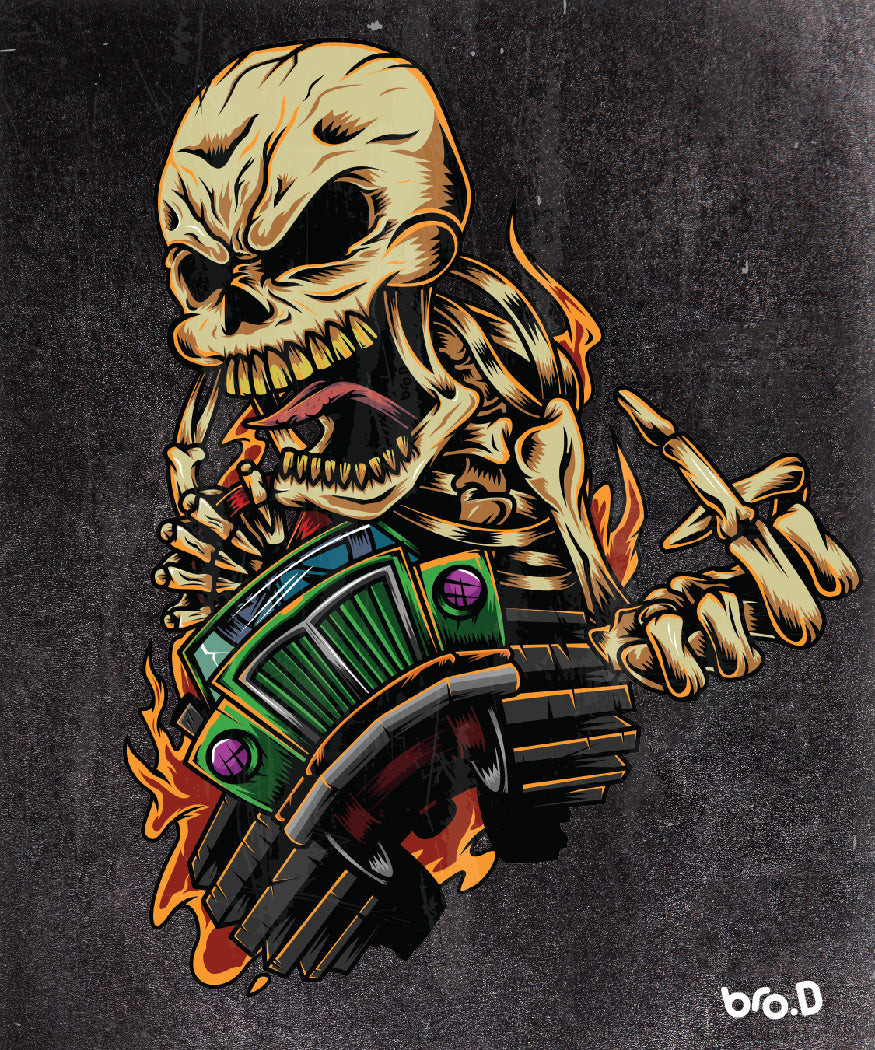 Angry Skull Rider